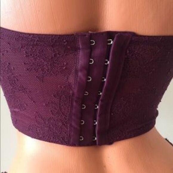 Victoria's Secret Velvet Mini Corset Bustier 2381 - Picture 1 of 4